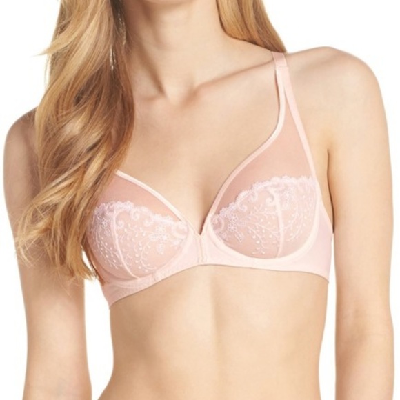 Simone Perele Other - New!Simone Perele Blush Sheer Underwire Plunge Bra